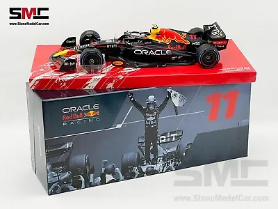 Red Bull F1 RB18 #11 Sergio Perez Monaco Winner 2022 Rain Tires 1:18 MINICHAMPS • $289