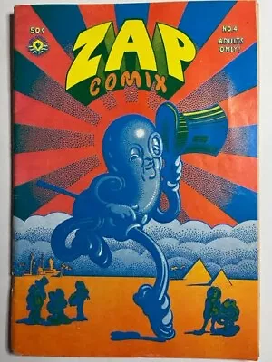 Zap Comix #4 Robert Crumb - Mr. Natural - Joe Blow 2nd Print! Apex Novelties • $34.95