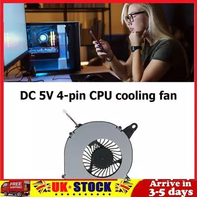 CPU Cooler Fan Durable DC5V 4 Pin CPU Radiator For Intel NUC8I7BEH NUC8 I3 I5 I7 • £10.63