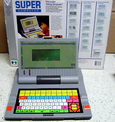 Electronic Talking Super Computer Toy - 1980s NOT WORKING - Display Collectible • $19.49