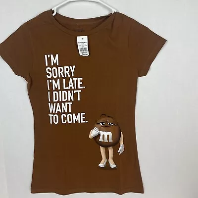 M&MS Brown Y-shirt Size NWT • $10