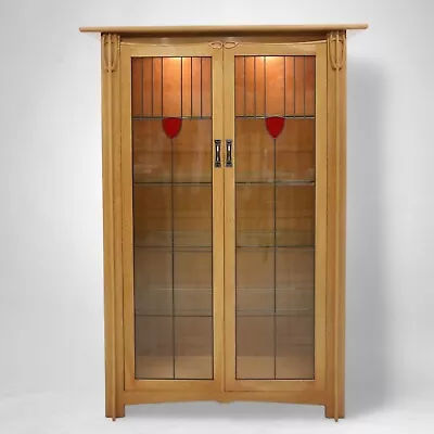 Charles Rennie Mackintosh Inspired Display Cabinet By Reprodux FREE* UK Delivery • £867