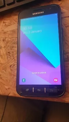 SAMSUNG Galaxy Xcover 4 SM-G390F - 16GB - Black Vodafone - Cracked Screen • £0.99
