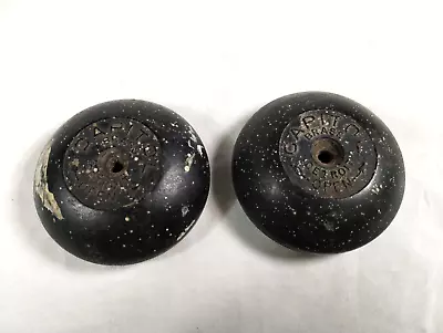 Antique Steam Radiator Valve Handles Knobs Capitol Brass Works Detroit Lot Of 2 • $40