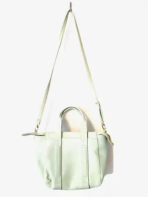 Target Satchel Purse Top Zip Close Adj Removable Shoulder Strap Sea Foam  #17416 • $9.24