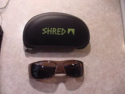 SHRED  SWALY  Brown/Orange ALL SPORTS BROWN LENSES WITH ORIGINAL CASE - ITALY • $19.99