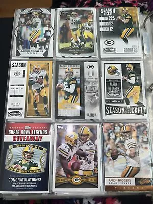 9 Card Lot Aaron Rodgers Packers Jets Cal  Will Combine Shipping AL57 • $4.99