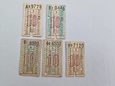 London Transport 10d Old Bus Used Tickets • £1.99