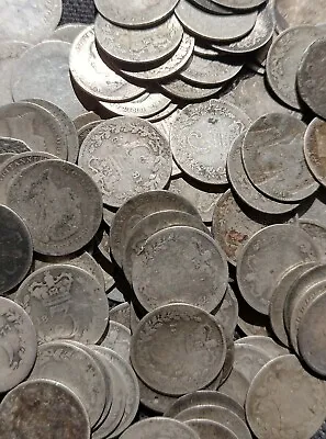 £49 • Buy Pre 1920 British Silver Coins 1 Oz 925 Sterling Silver Threepence Victoria Scrap