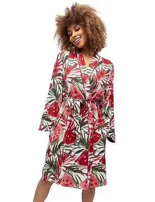 Cyberjammies Mel Dressing Gown Ladies Robe Nightwear Loungewear 0217 • £31.50