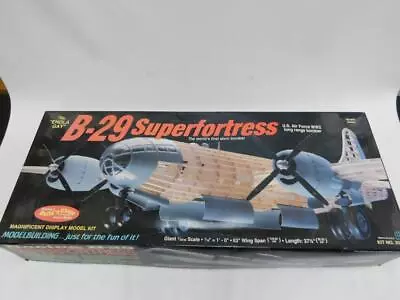 Guillows WWII US Boeing B-29 Superfortress Bomber Balsa Wood Model Kit Complete • $299.99