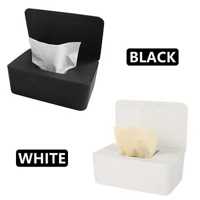 Wipes Dispenser Tissue Storage Box Case Desk Wet Wipes Dispenser Holder·Lid · • £7.90