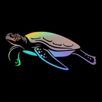 £3.71 • Buy 2pcs Sea Turtle Marine Animal Car Window Door Laptop Surf Vinyl Decal Sticker