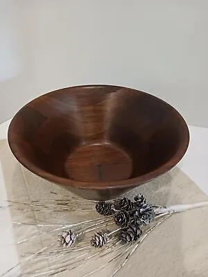 Vintage Billings Missouri Burl Walnut Bowl • $30