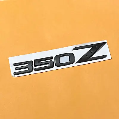 Black 350Z Car Rear Trunk Emblem Sticker Decal Badge • $13.99