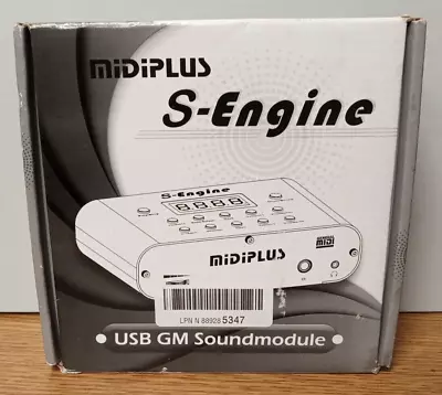 MIDIPLUS S-Engine USB GM Sound Module - Tested Fully Functional Nice Shape! • $59.99