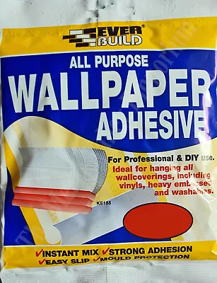 All Purpose Wallpaper Paste Strong Wall Paper Adhesive Upto 5 10 And 30 Rolls • £10.35