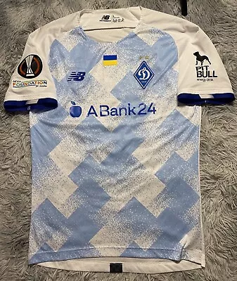 DYNAMO KYIV(KIEV) 2021/22Match ISSUE JERSEY SHAPARENKO 10 EUROPE LEAGUE • $146.45