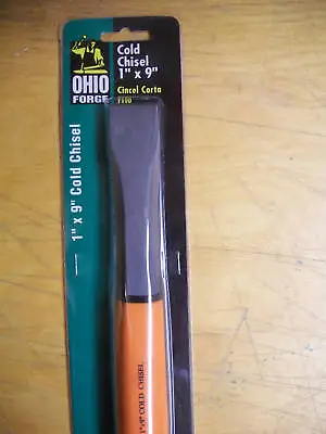 Cold Chisel 1  X 9   Ohio Forge With Sleeve Lot Of 1 • $14.99