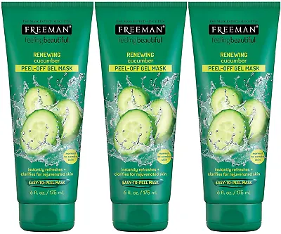 Cucumber Facial Peel-Off Mask - 6 Oz (Pack Of 3) • $20.98