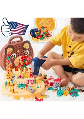 Magic Montessori Play ToolboxCreative Magic Play Toolbox Bear W/ Drill Game Toy • $13.99