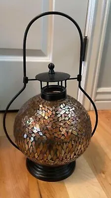 15 X 9 1/2 Mosaic Moroccan Style Candle Lantern • $26