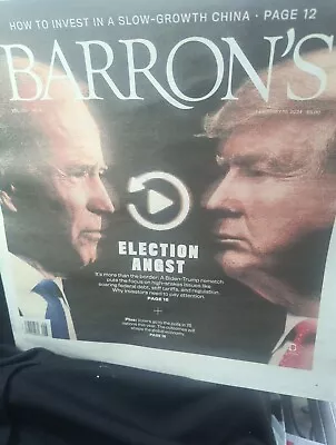 Barrons Newspaper February 19 2024 Electio Angst • $10