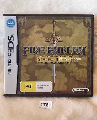 Fire Emblem: Shadow Dragon PAL- Nintendo DS - Excellent Condition GENUINE • $350