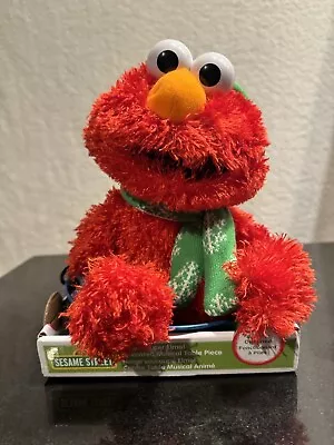 Sesame Street Kurt Adler Snow Saucer Elmo Animated Musical Table Piece • $22.99