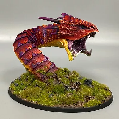 Dread Maw Forge World Serpent Worm Chaos Warhammer Age Of Sigmar Dragon Wyrm • $315.67