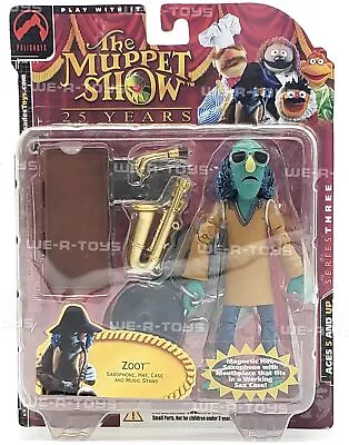 The Muppets Show 25 Years Zoot Action Figure W/ Saxophone Series Three NRFB • $296.96