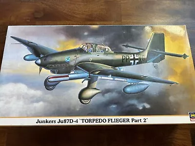 HASEGAWA 1:48 #09348 JUNKERS Ju87D-4 STUKA TORPEDO FLIEGER SPECIAL MODEL KIT • $59