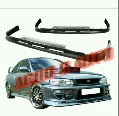 Fits Subaru Impreza 99-01 GC8 | P1 Style Front Splitter Lip Spoiler Plastic New  • $272.33