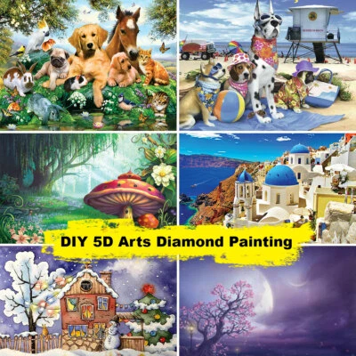 $11.89 • Buy Craft DIY 5D Diamond Painting Crystal Cross Stitch Hand Embroidery Art Decor Kit