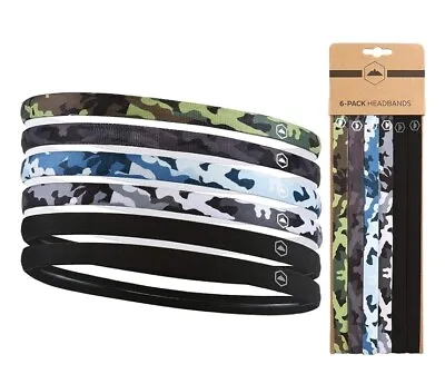 7 Elastic Thin Sports Headbands Athletic Non Slip Skinny Headbands For Women Men • $12