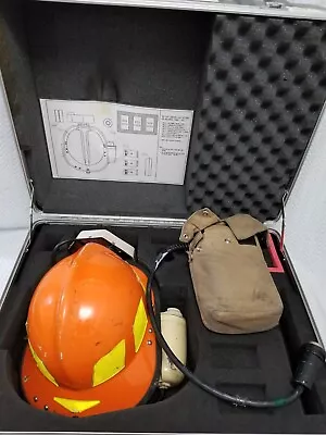 Vintage Cairns 990 Iris Infared Firefighter Helmet W/ Battery Pack Case UNTESTED • $99.99