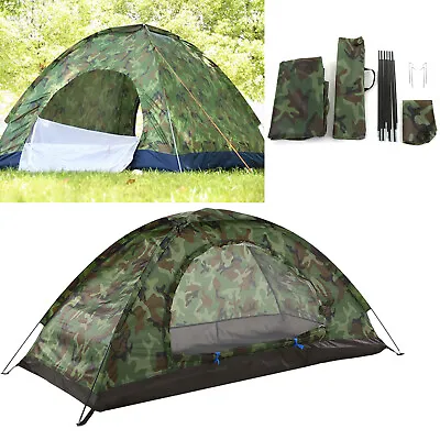 Single Man Person Pop Up Tent Family Camping Outdoor Hiking Beack Tent F U3A2 • £16.99