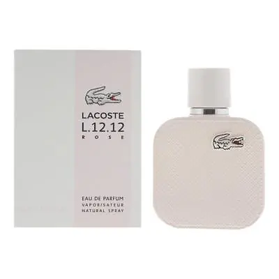 Lacoste L.12.12 Rose Eau De Parfum 50ml Spray For Her • £30.95