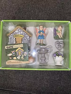 Fairy Garden Miniature Starter Set Fairy Cottage House  Fans Gardens • $9.99