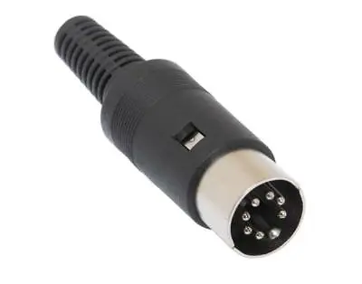 Philmore ETA10 7 Pin 270° Inline Male DIN Connector ~ Solder Type • $1.99