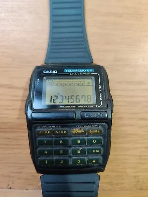 Casio Dbc-630 Rare Vintage Casio Watch Casio Databank 50 Casio 80's Watch • £34.99