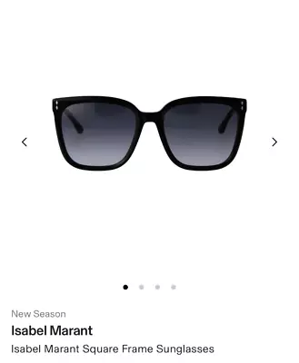 Isabel Marant IM023/S 57mm Square Cat Eye Sunglasses Black /Gray Gradient • $49