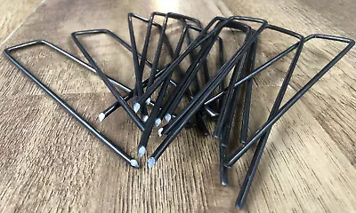 £6.45 • Buy 25 Garden Pins U Pegs 6” |  Securing Weed Fabric Netting Ground Sheet Turf Metal
