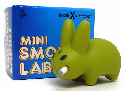 Kidrobot MINI SMORKIN' LABBIT Now With Fried Chicken OLIVE Vinyl Figure Kozik • $11.95