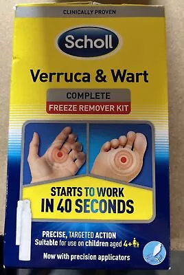 Scholl Verruca & Wart Complete Freeze Remover Kit - 80ml - New Exp 31/07/2024 • £12.49