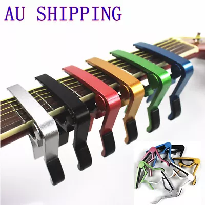 Premium Alloy Capo Quick Change Trigger Clamp For Guitar Banjo Mandolin Ukulele  • $5.40