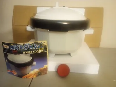 Nordic Ware Tender Cooker 2.5Qt Microwave Pressure Cooker With Manual And Red... • $20