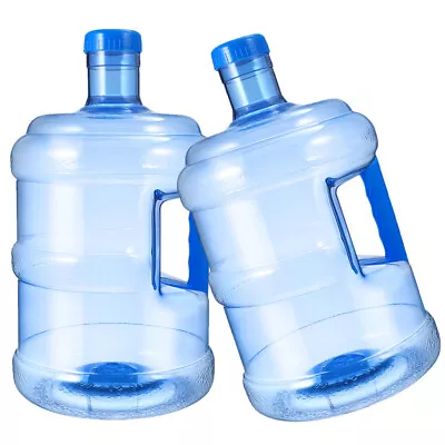  2 Pcs Outdoor Water Bucket Containers Kettle Gallon Tank 5l Jug Travel Bottle • $30.55