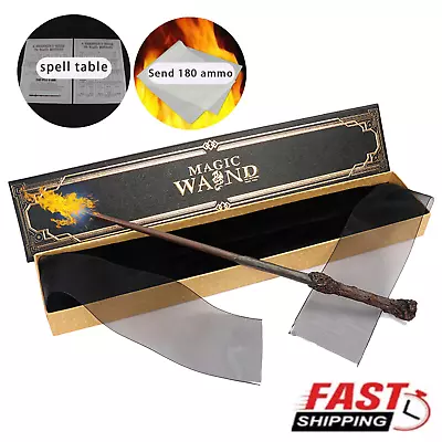 Harry Potter Firing Magic Wand- Fire Shooter Dumbledore Voldemort Wizard Cosplay • $36.79