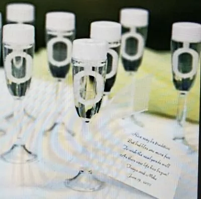 24 Champagne Glasses Bubbles And Wands Wedding Favour Party Fun Table 2 Boxes • £23.09